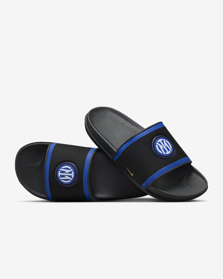 Nike Offcourt Inter Milan Soccer Slides. Nike